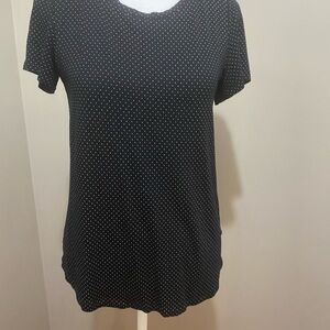 GAP Black Fitted Short Sleeve T-Shirt